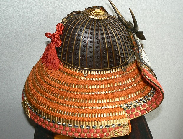 Боевой шлем самурая КАБУТО. Японское антикварное холодное оружие и  снаряжение. SamuraiArt®